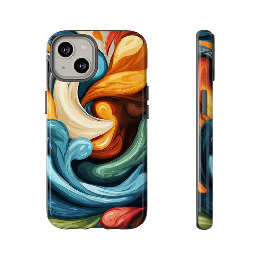 Color Current – Fluid Energy Abstract Phone Case for iPhone, Samsung & Pixel