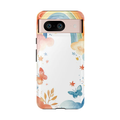 Dreamy Skies & Rainbows Watercolor Phone Case for iPhone, google Pixel & Samsung