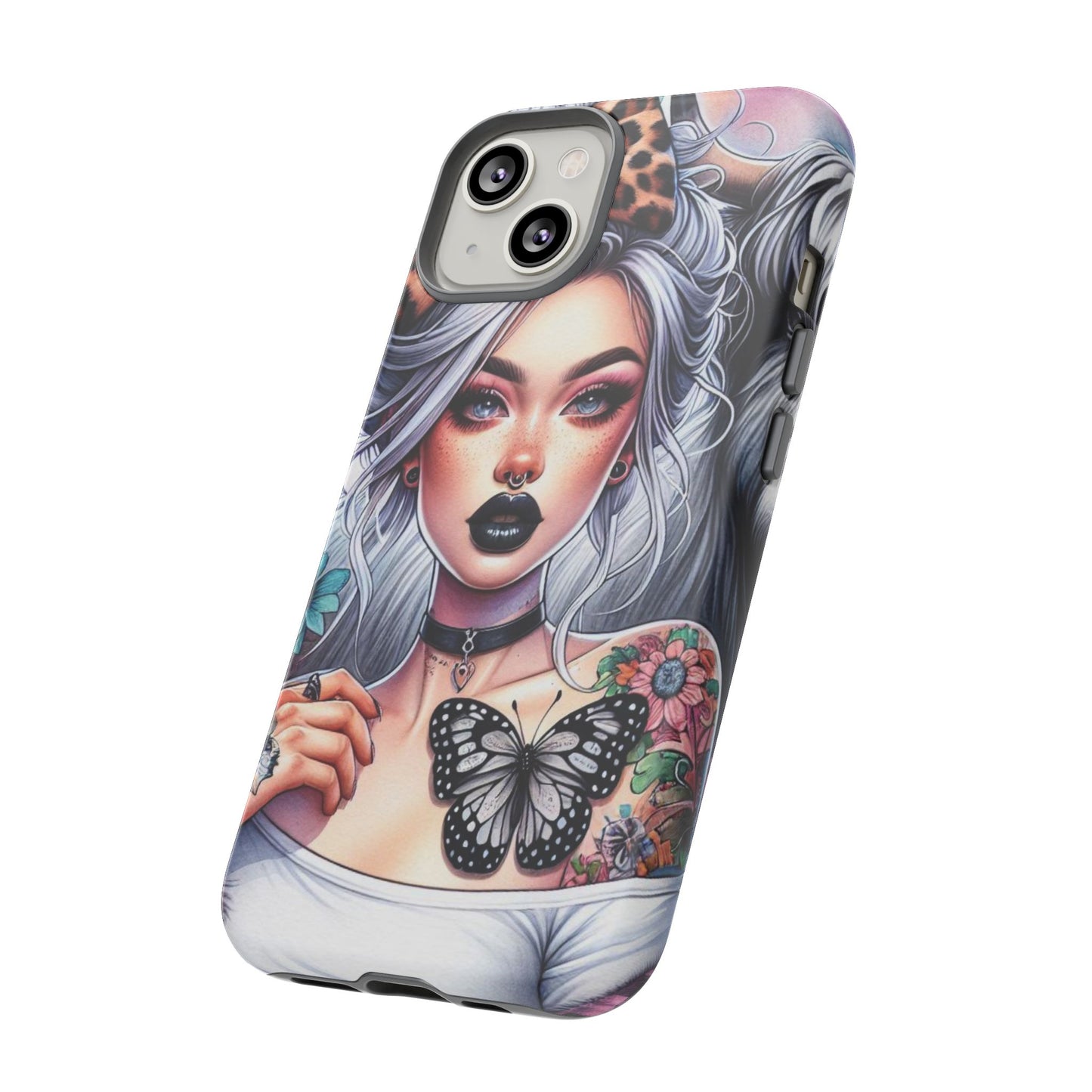 Wild Spirit – Gothic Chic & Nature Fusion Mobile Cover