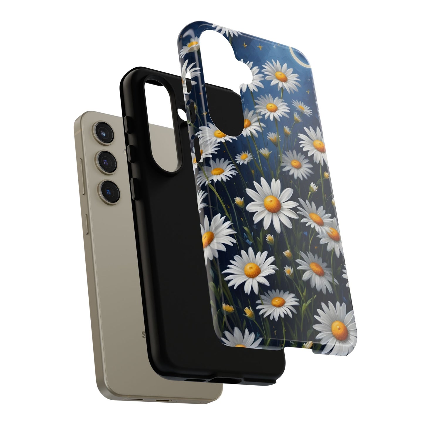 Witchy Daisy Flowers Phone Case Vintage Botanical Cover