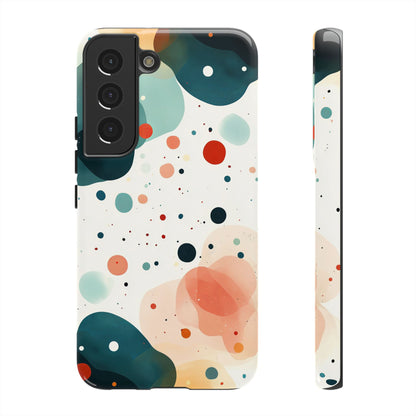 Cosmic Bloom – Abstract Orb Pattern Phone Case – iPhone, Google Pixel, Samsung