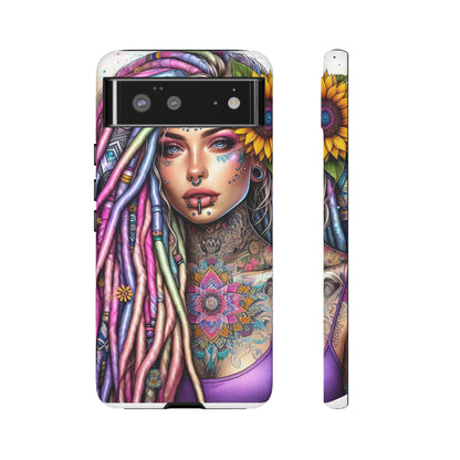 Boho Mandala Goddess – Ethereal Tattoo Art Mobile Cover