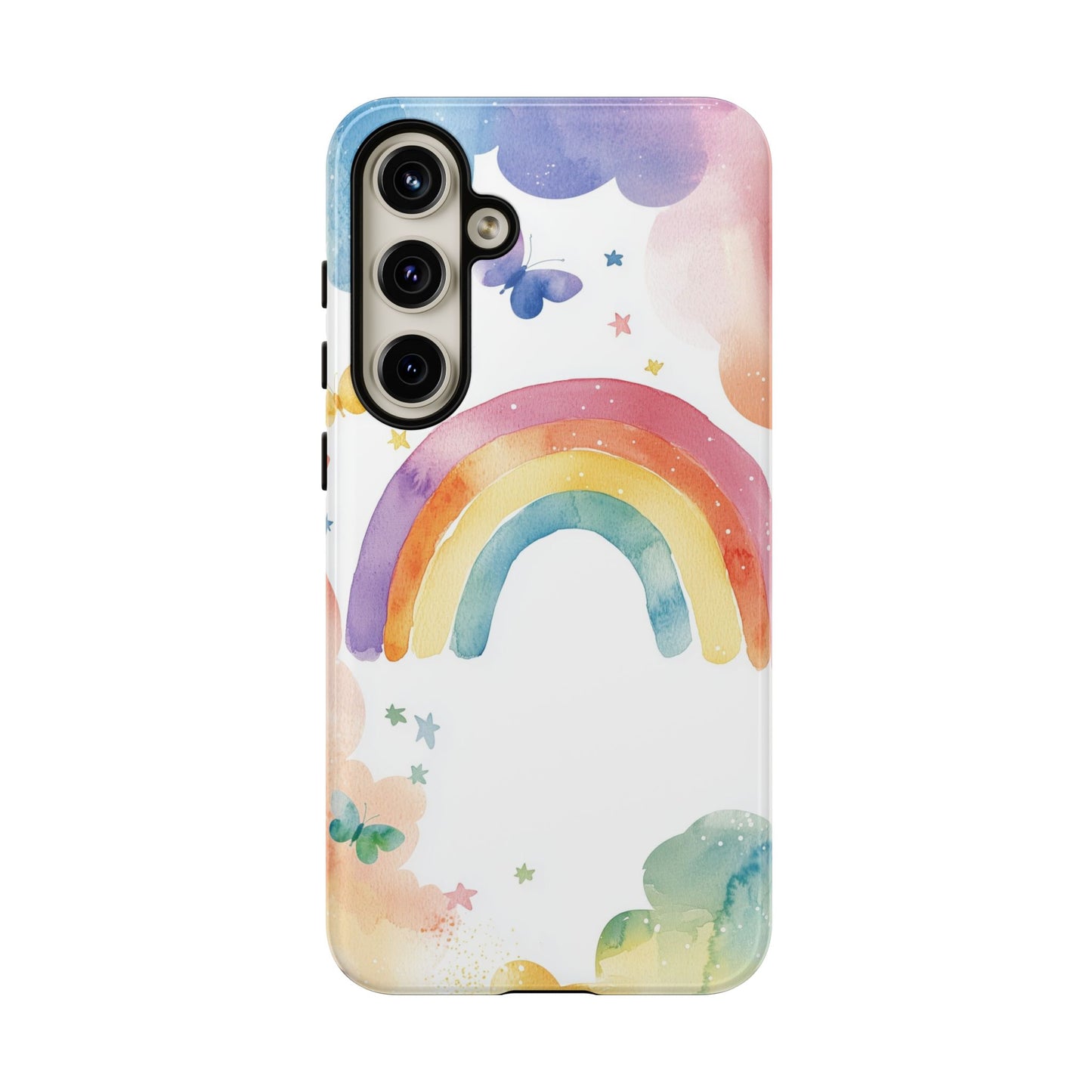 Rainbow Whimsy Watercolor Phone Case for iPhone, google Pixel & Samsung