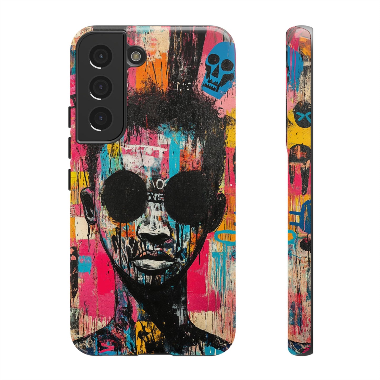 Basquiat Street Art Phone Case – Artistic Phone Protection - iPhone, Samsung & Google Pixel Cover - Artistic Painting Case,  Art Lover Gift