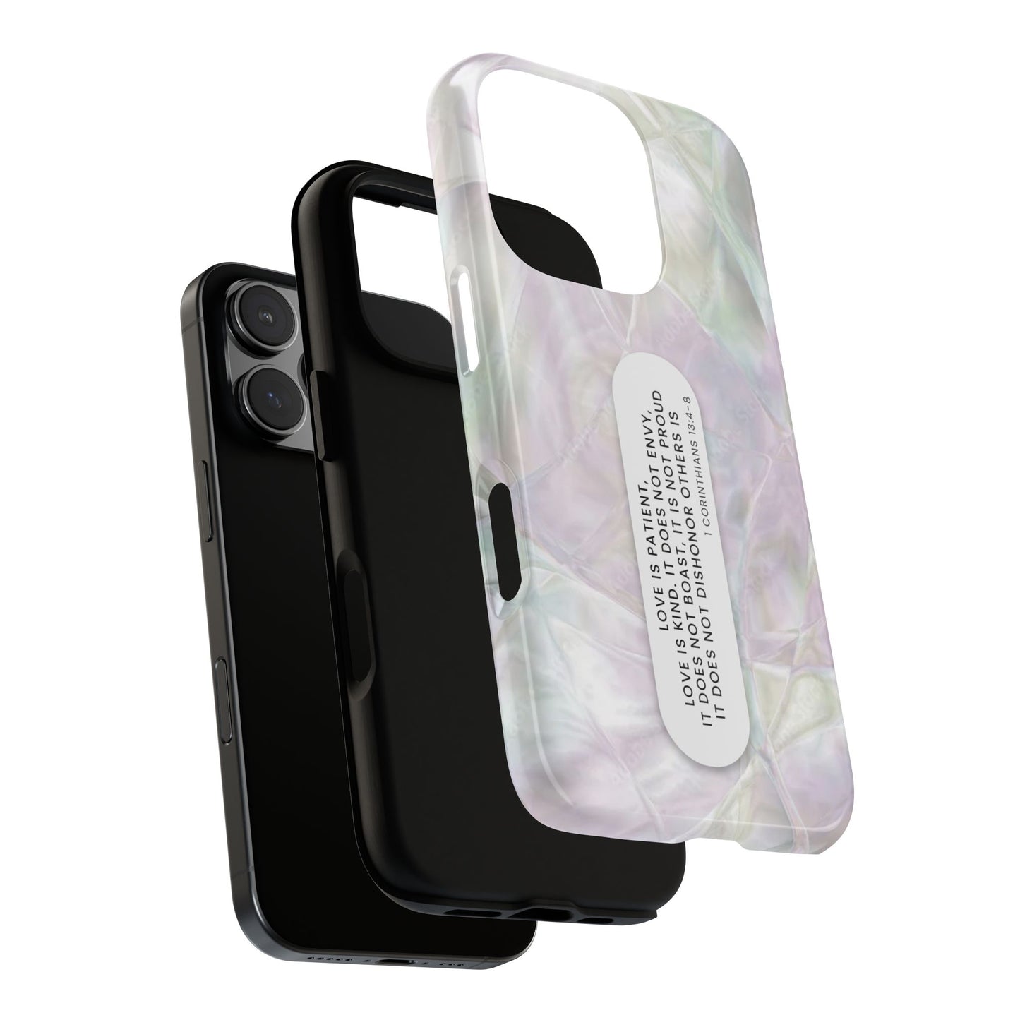 Customized Bible Verse Phone Case – Custom Christian Scripture Cover, Crystal Phone Case, Unique Gift for iPhone, Samsung  & Google Pixel – Protective & Stylish Cover"