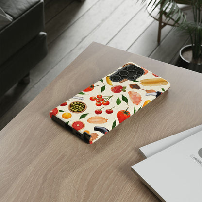 Fresh Fruits & Veggies Pattern Phone Case