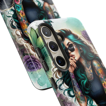 Urban Wildflower – Edgy Tattooed Beauty Mobile Cover