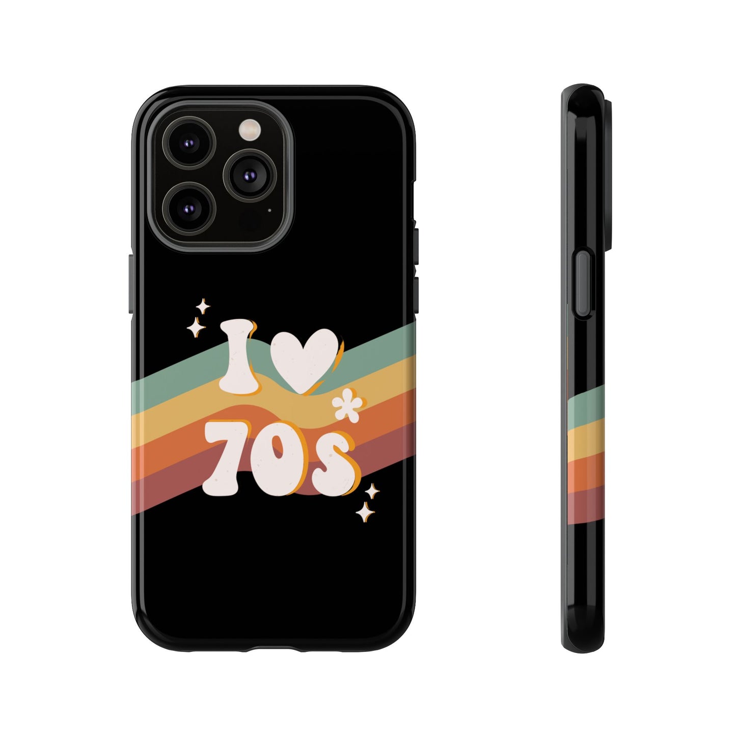 Retro "I Love 70s" Phone Case – Vintage Groovy Design for iPhone, Samsung & Google Pixel