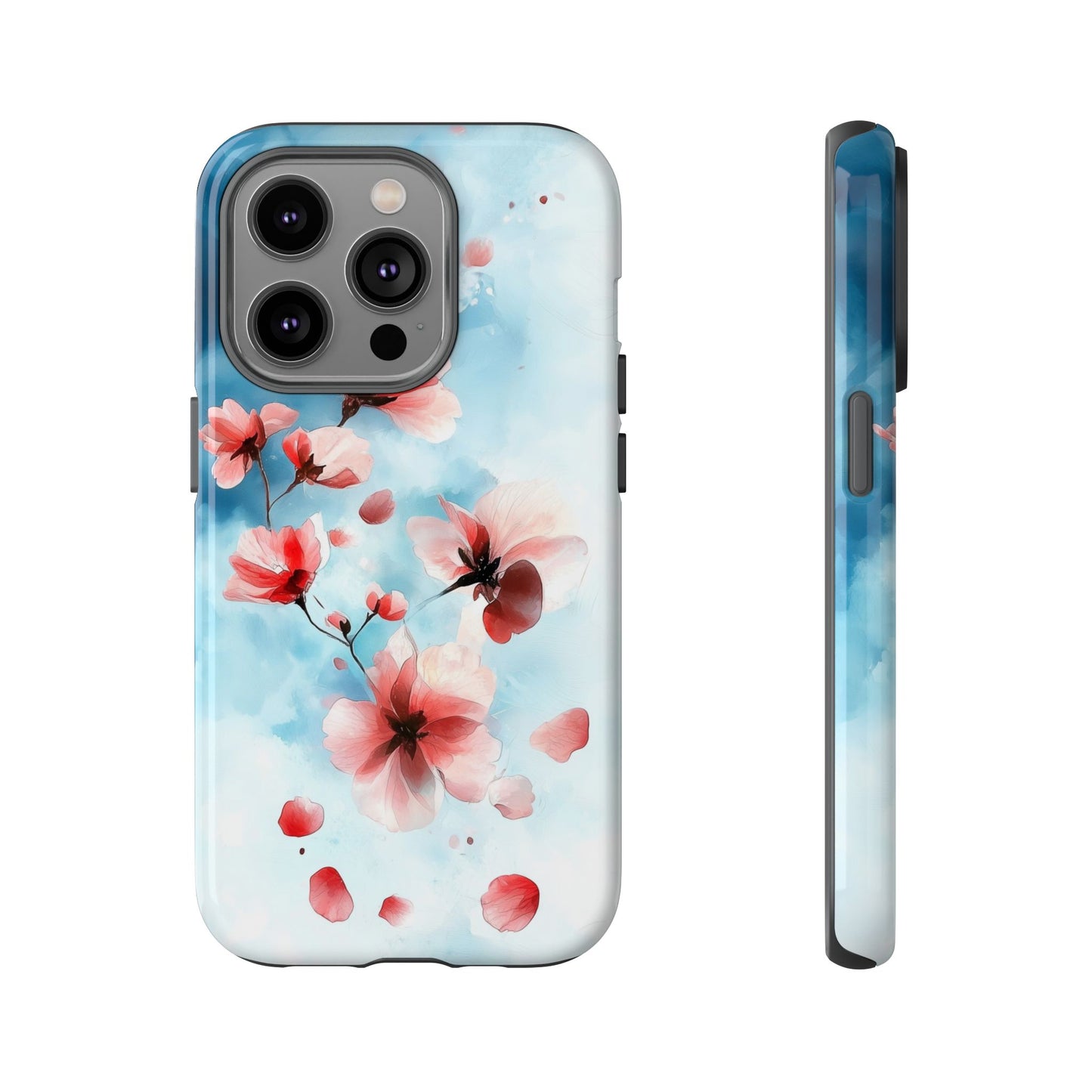 Petal Whispers Watercolor Phone Case for iPhone, google Pixel & Samsung