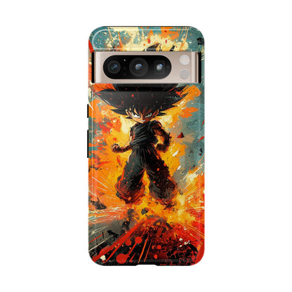 Mini Warrior Rage | Chibi Power Surge Phone Case for iPhone, Samsung & Pixel