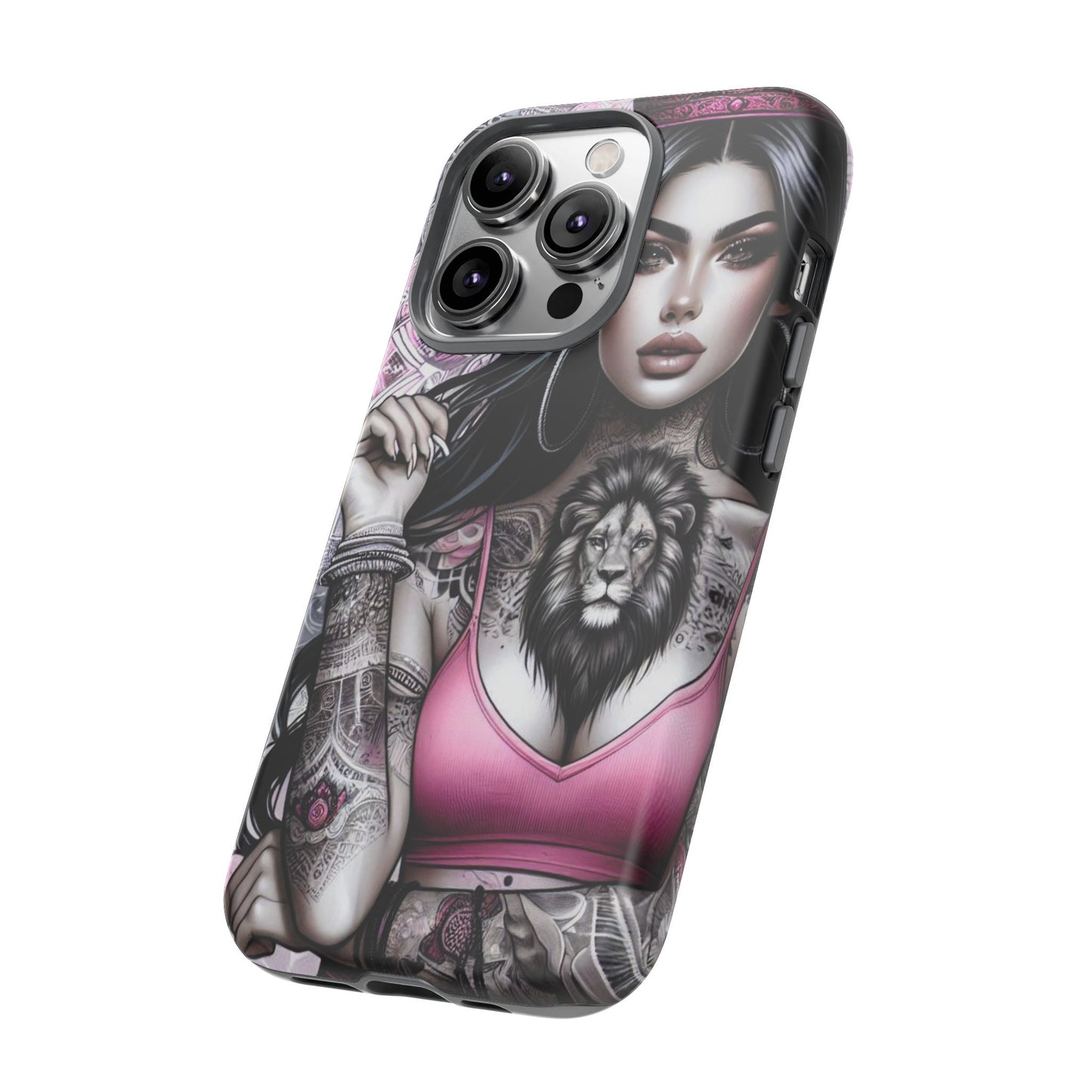 Queen of the Jungle – Regal Tattooed Goddess Mobile Cover
