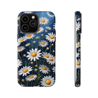 Witchy Daisy Flowers Phone Case Vintage Botanical Cover