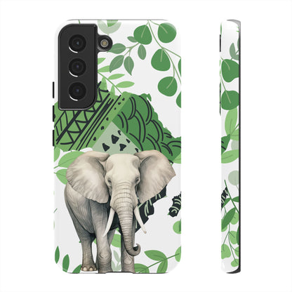 Tropical Elephant Mobile Cover – Nature-Inspired Boho Art