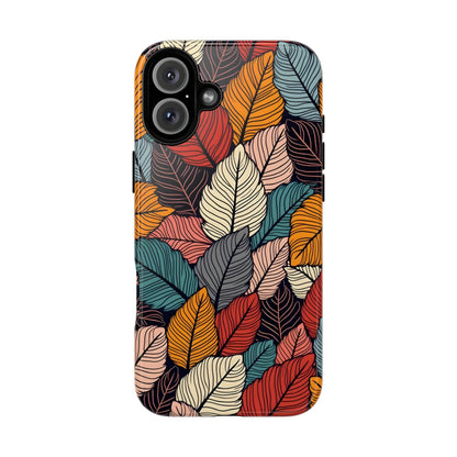 Colorful Abstract Leaves Pattern Design