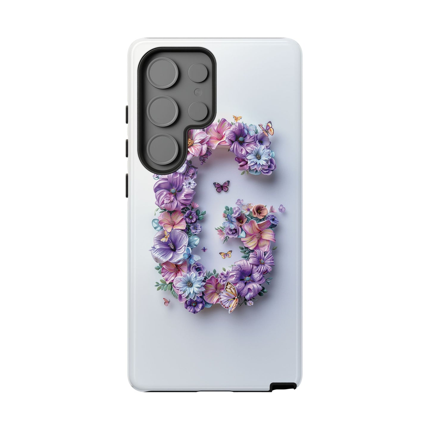 Floral Letter G Phone Case – Personalized Aesthetic Cover for iPhone, Samsung & Google Pixel
