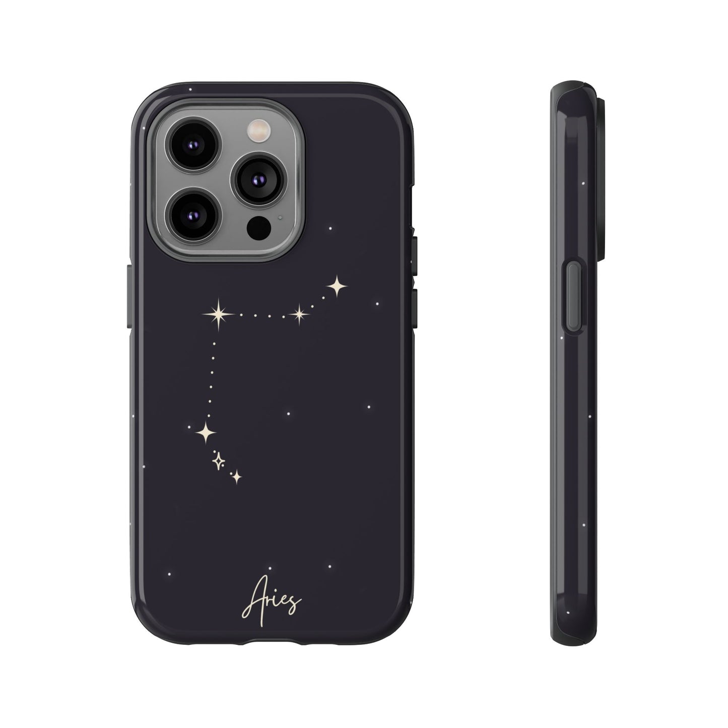 Aries Zodiac Starry Phone Case – Cosmic Style for iPhone, Samsung & Google Pixel