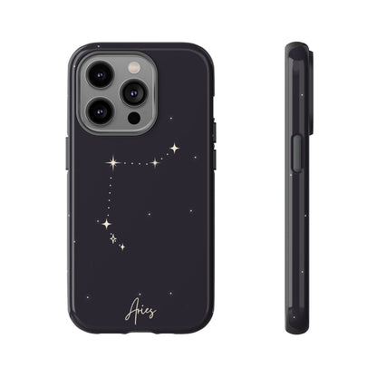 Aries Zodiac Starry Phone Case – Cosmic Style for iPhone, Samsung & Google Pixel