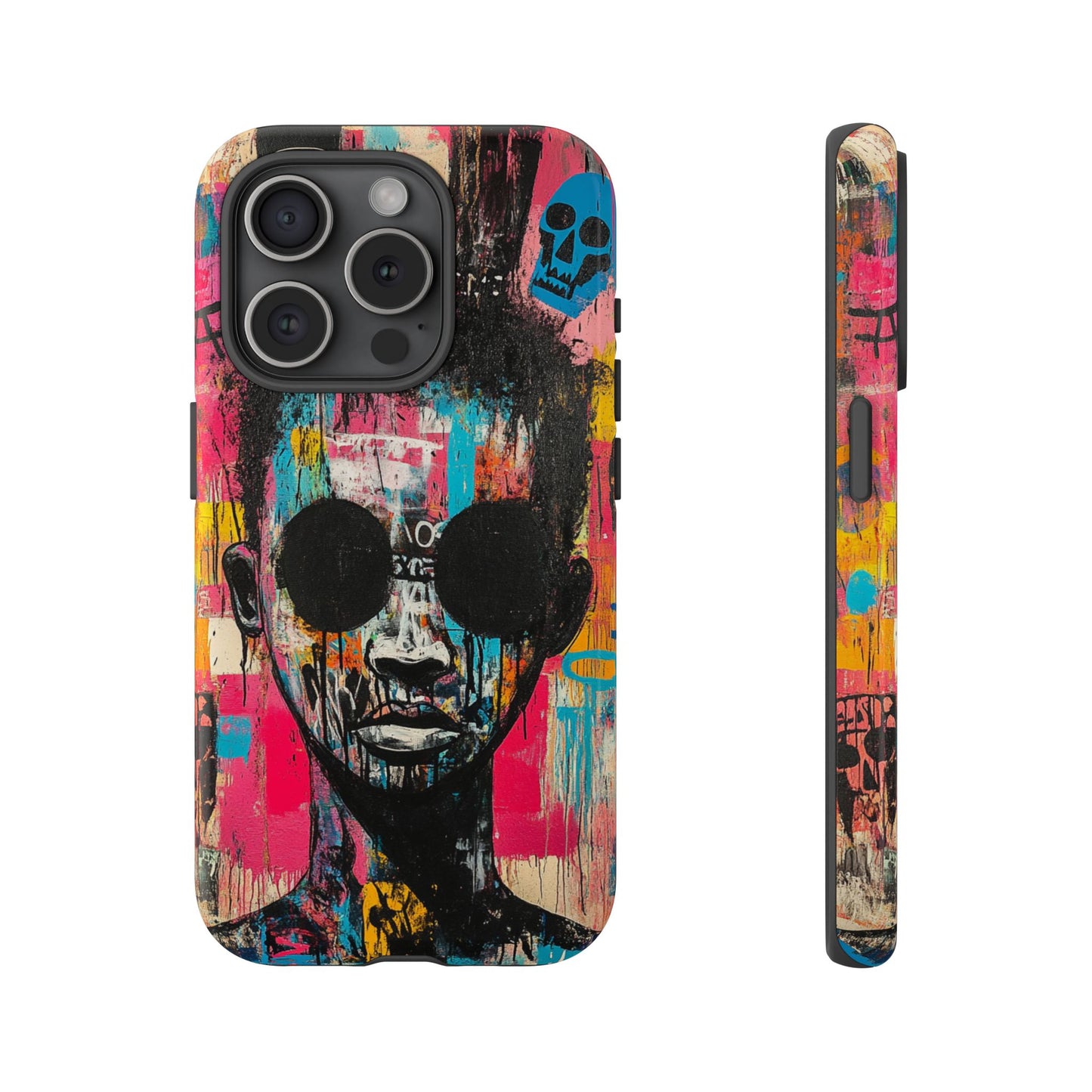 Basquiat Street Art Phone Case – Artistic Phone Protection - iPhone, Samsung & Google Pixel Cover - Artistic Painting Case,  Art Lover Gift