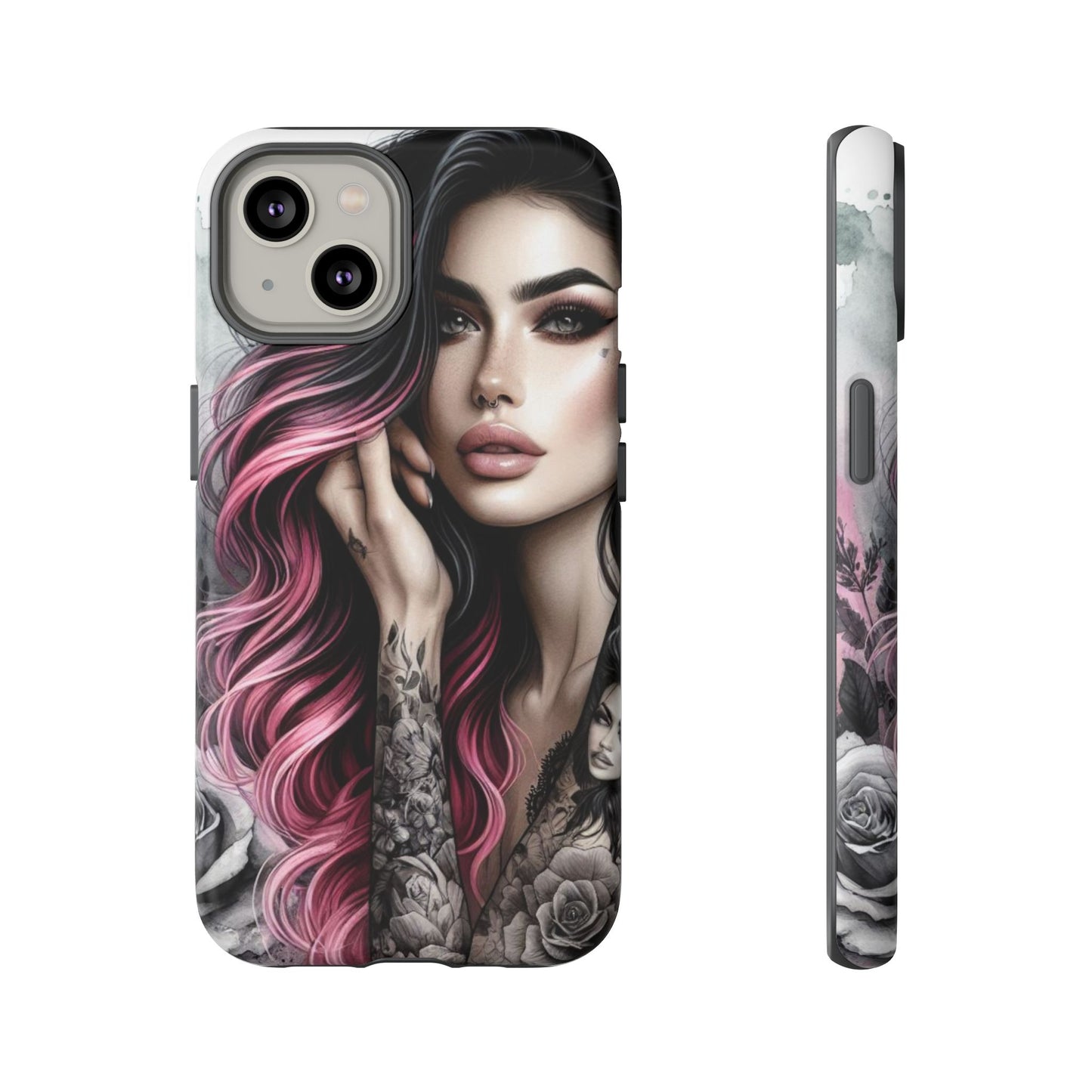 Tattooed Elegance – Gothic Art Mobile Cover