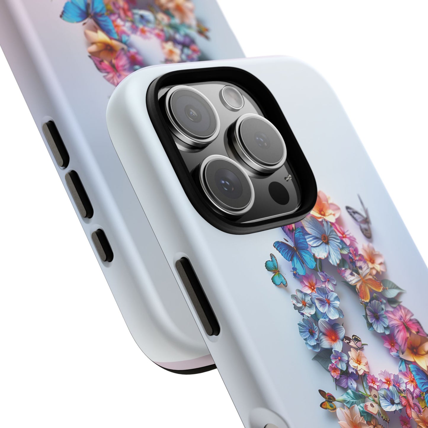 Floral Letter A Phone Case – Personalized Aesthetic Cover for iPhone, Samsung & Google Pixel
