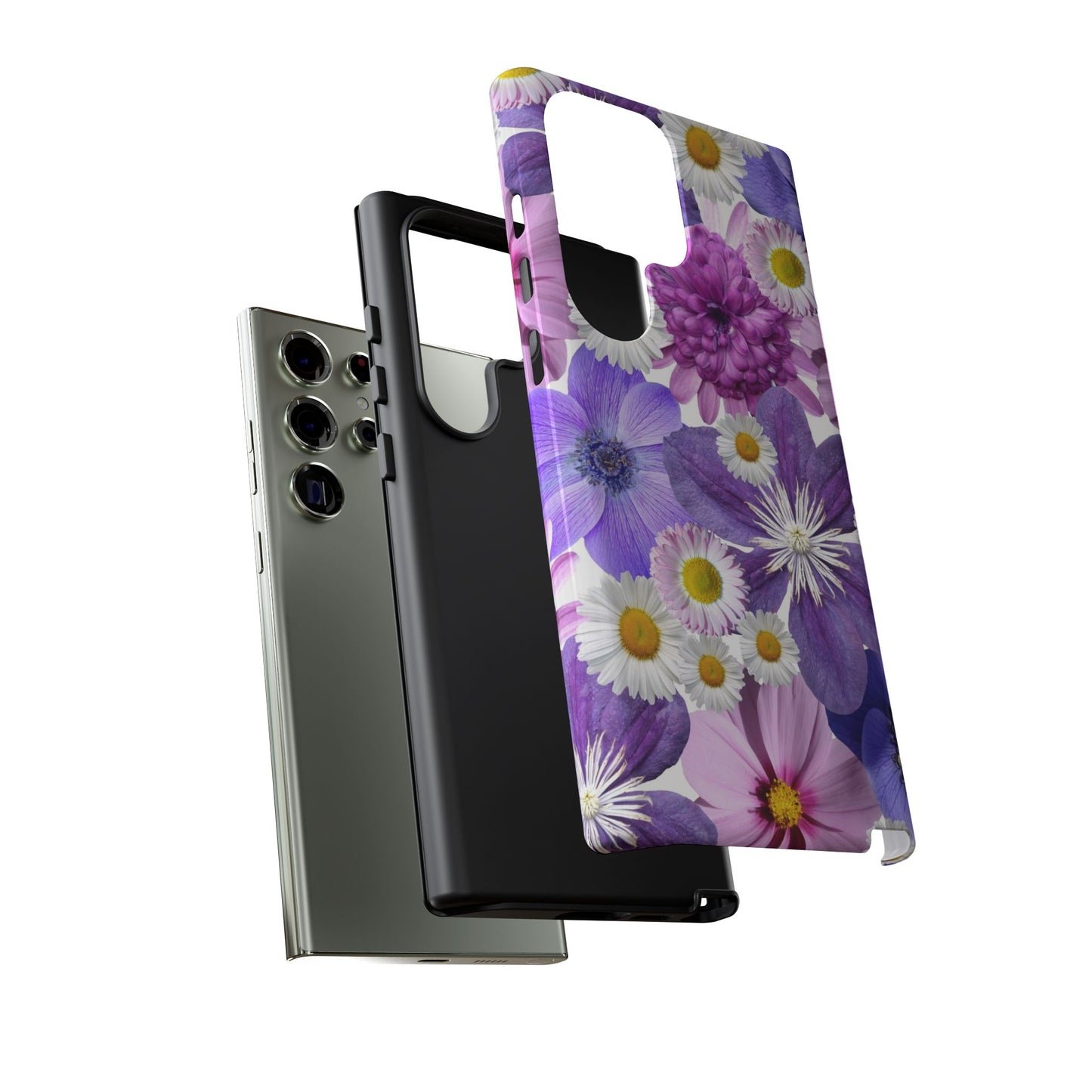 Lavender Blossom Floral Mobile Case