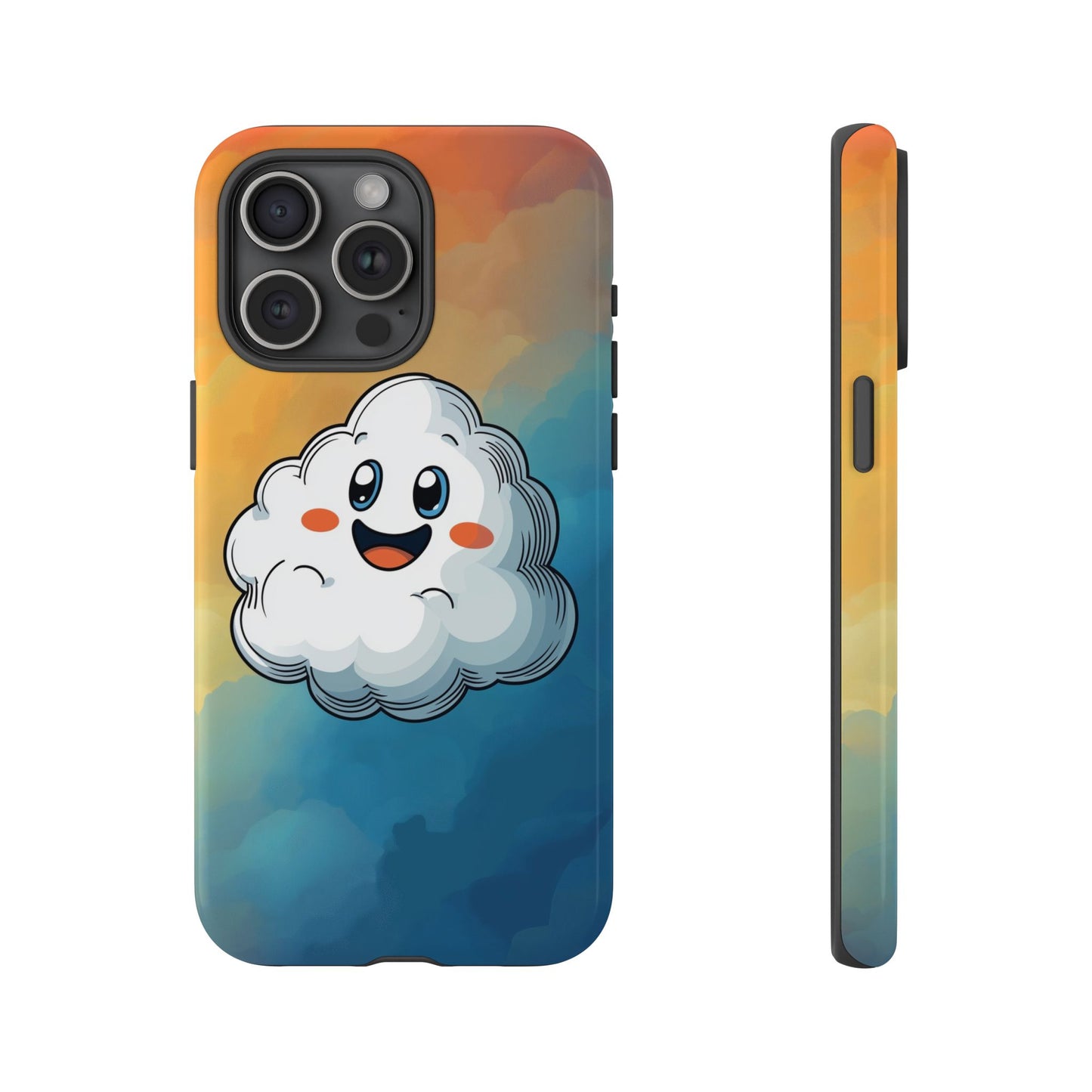 Happy Cloud Anime Phone Case for iPhone, Samsung, Google Pixel