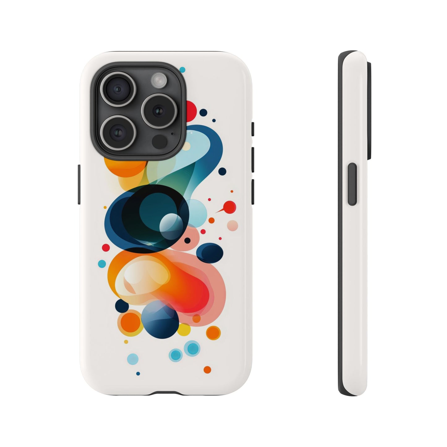 Color Cascade – Vivid Abstract  Phone Case for iPhone, Samsung & Pixel