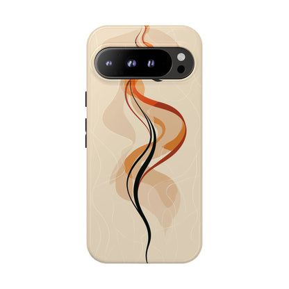 Feminine Flame: Abstract Grace Phone Case for iPhone, Samsung & Pixel