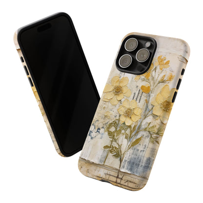 Vintage Botanical Floral Mobile Case