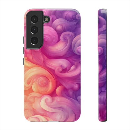 Cotton Candy Swirl Watercolor Phone Case for iPhone, google Pixel & Samsung