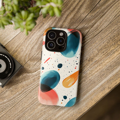 Color Swirl Splash – Abstract Art Phone Case for iPhone, Samsung & Pixel