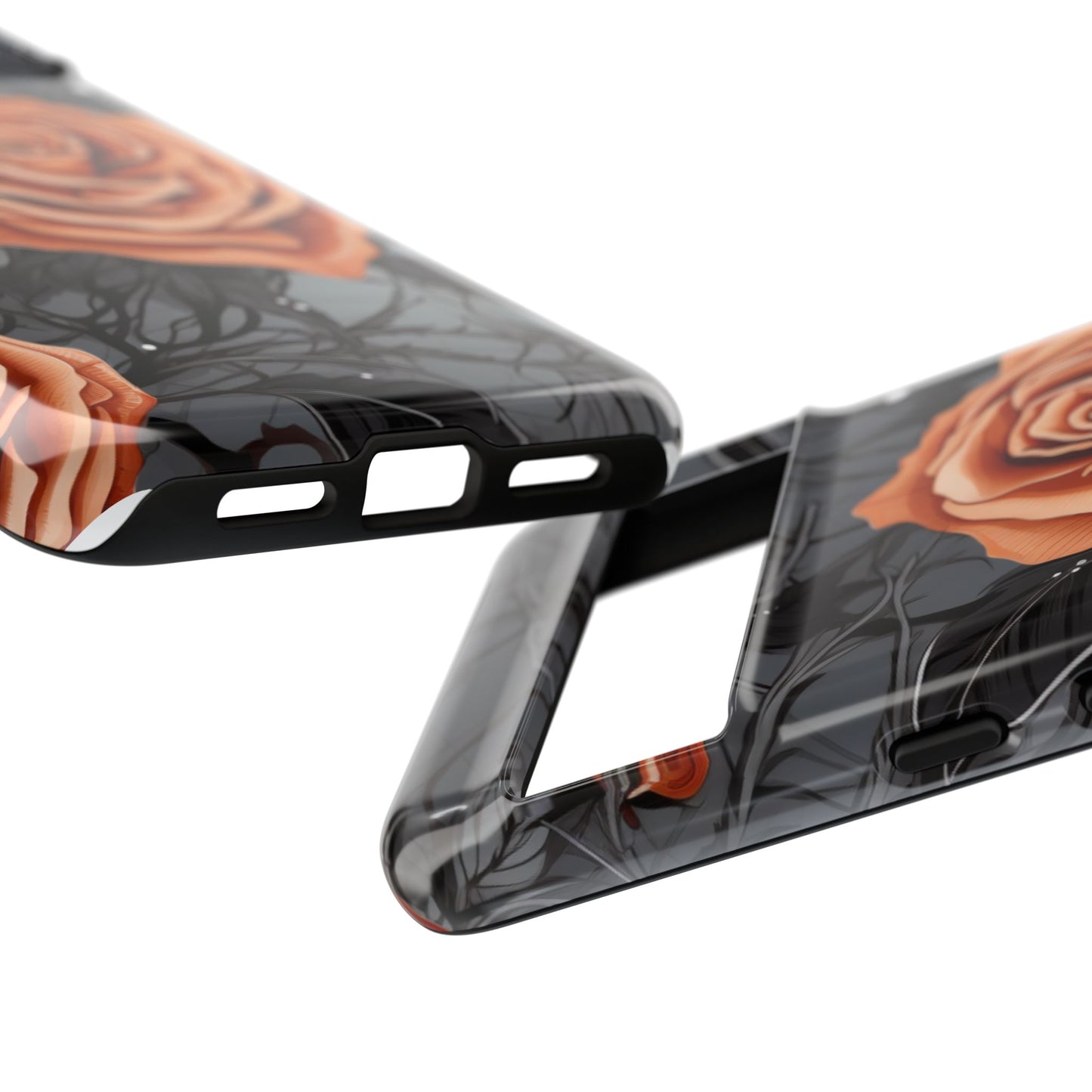 Mystic Noir Rose Mobile Case