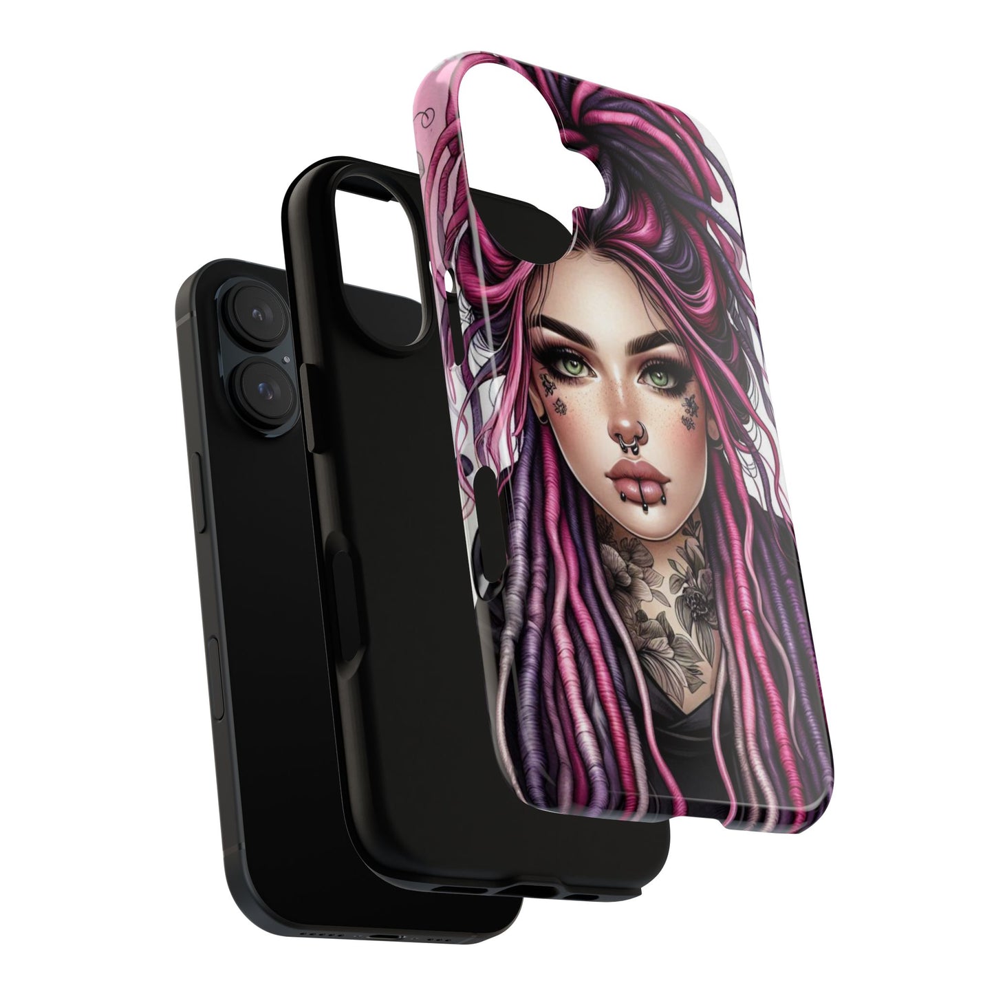 Neon Gothic Beauty Mobile Case