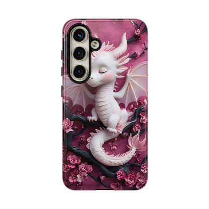 Whimsical 3D Relief Artwork Of A Cute Dragon phone case design