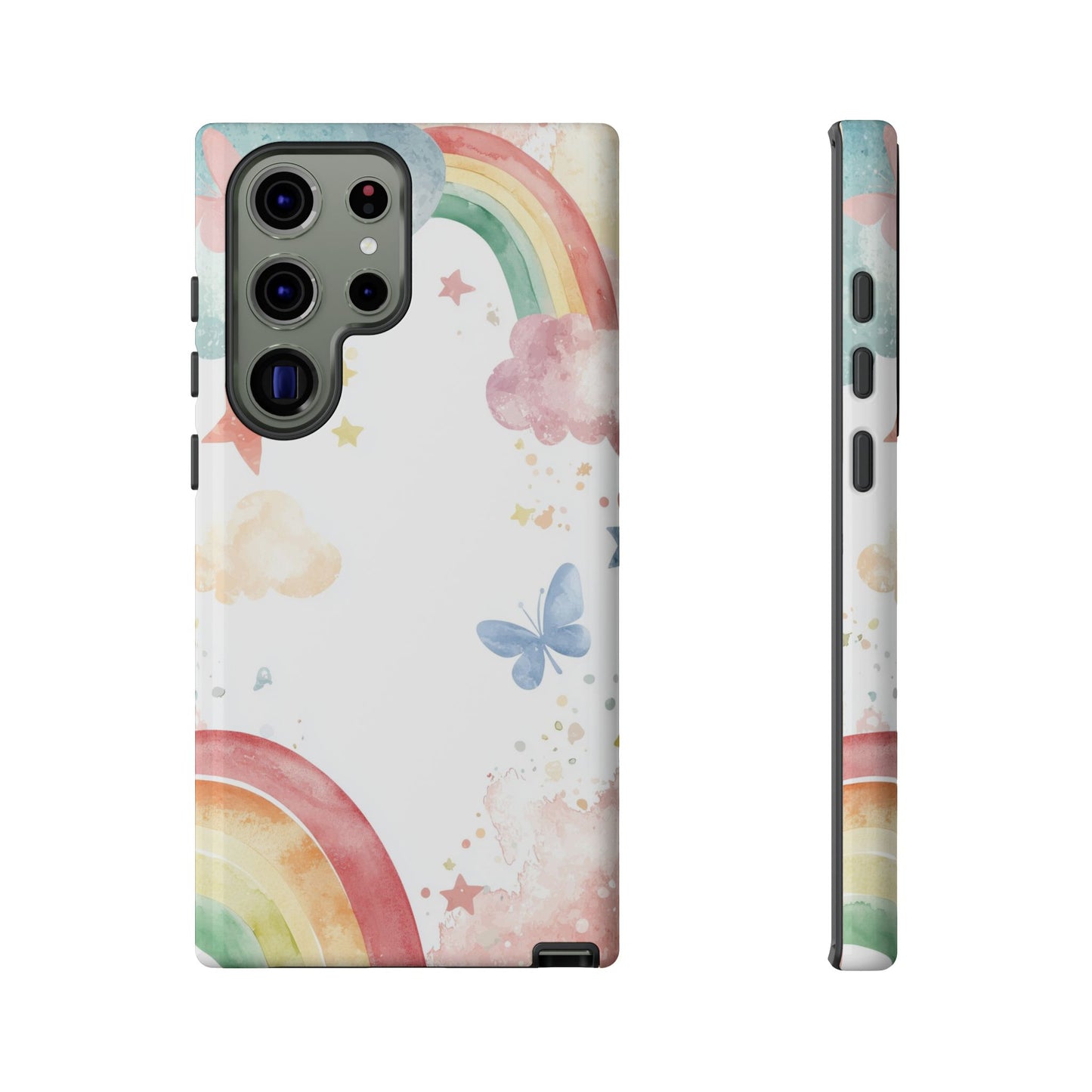 Dreamy Skies & Rainbows Watercolor Phone Case for iPhone, google Pixel & Samsung