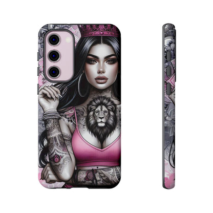 Queen of the Jungle – Regal Tattooed Goddess Mobile Cover