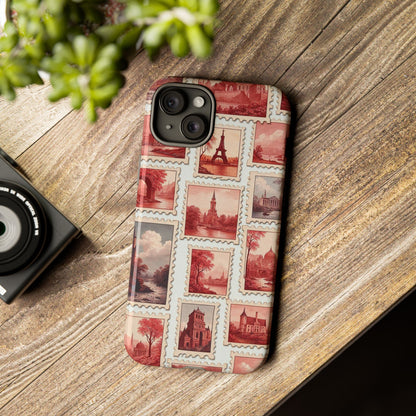 Vintage Postcard Stamps Phone Case