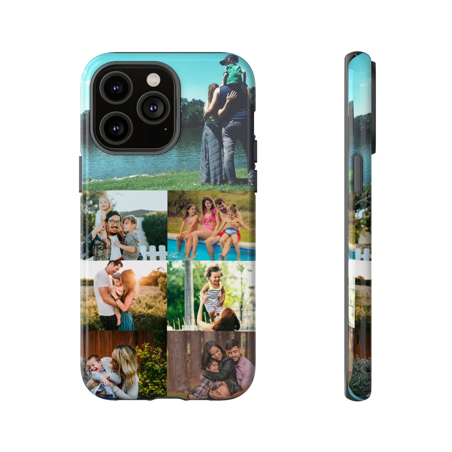 Personalised Custom Photo Collage Phone Case – Add Your Images/Loving Memory – Unique Gift for iPhone, Samsung  & Google Pixel – Protective & Stylish Cover, Couples Gift