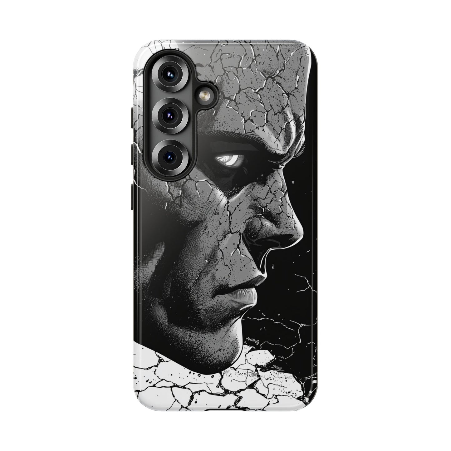 Shattered Reflections of a Symbiotic Soul: The Rise of a Dark Anti-Hero Phone Case for iPhone, Samsung & Pixel