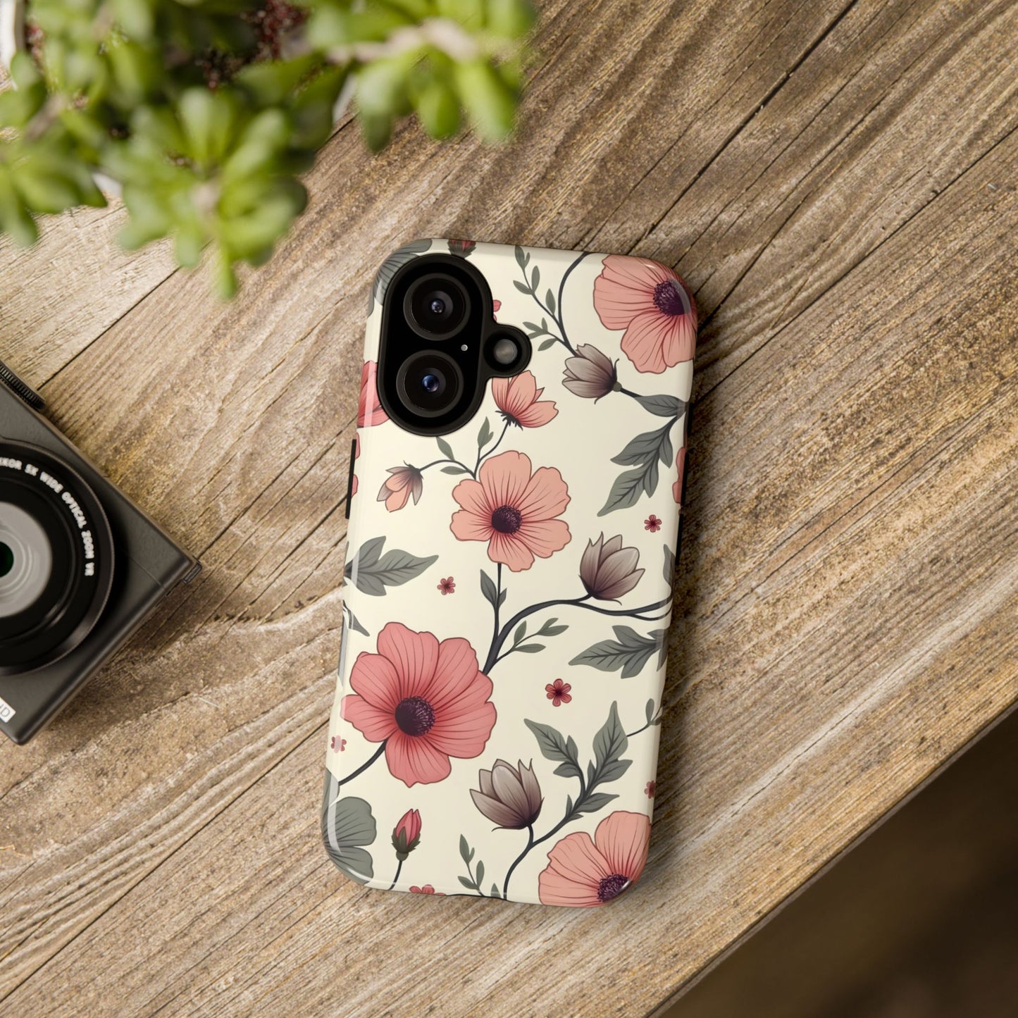 Floral Iphone Case, Botanical Pattern Design