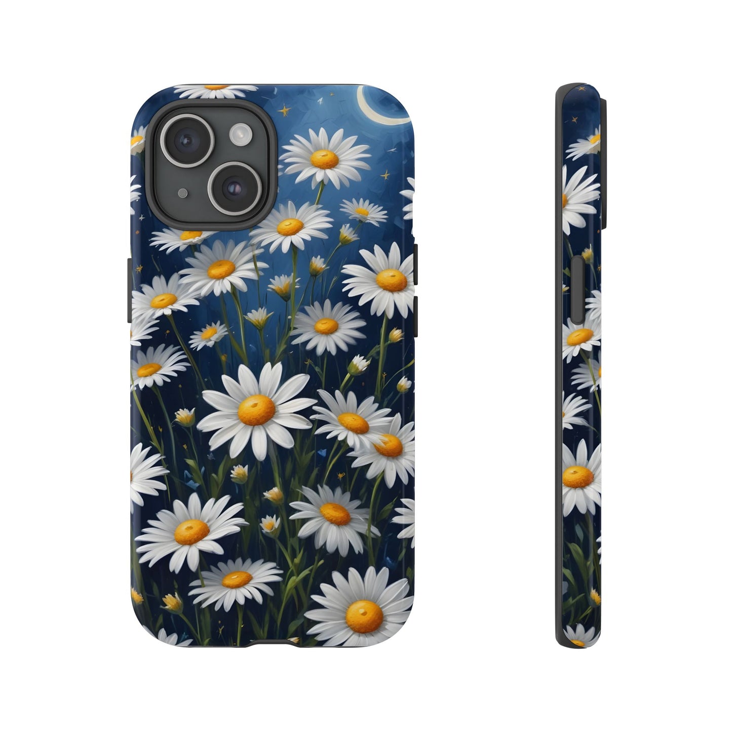 Witchy Daisy Flowers Phone Case Vintage Botanical Cover