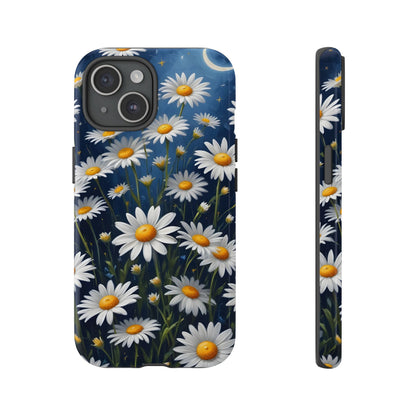 Witchy Daisy Flowers Phone Case Vintage Botanical Cover