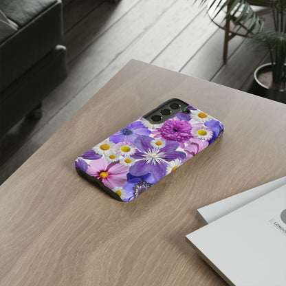 Lavender Blossom Floral Mobile Case