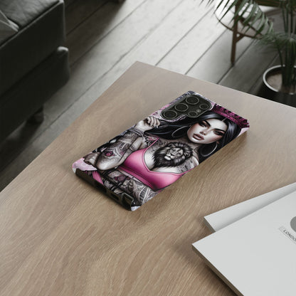 Queen of the Jungle – Regal Tattooed Goddess Mobile Cover