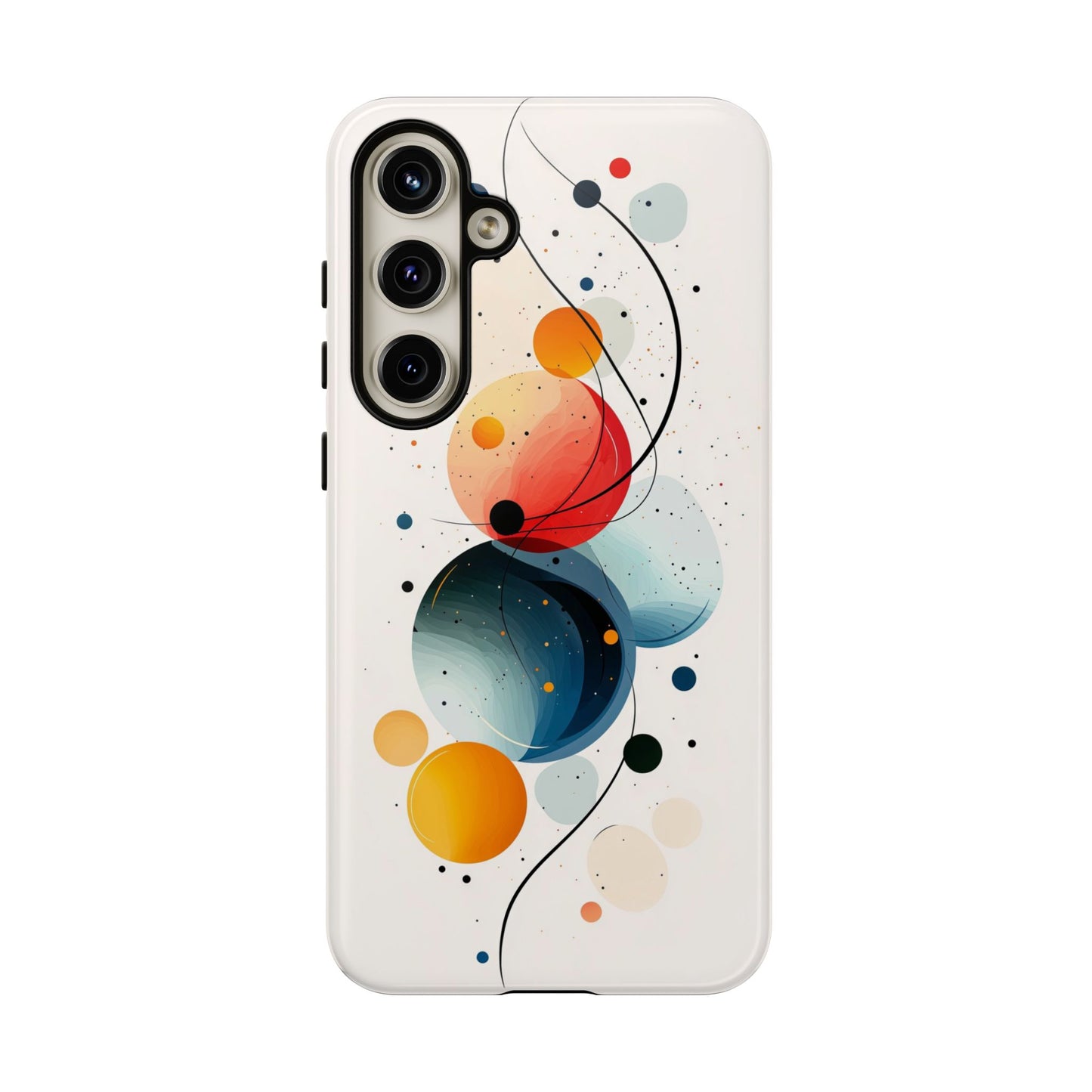 Orbital Drift – Cosmic Flow Abstract Phone Case for iPhone, Samsung & Pixel