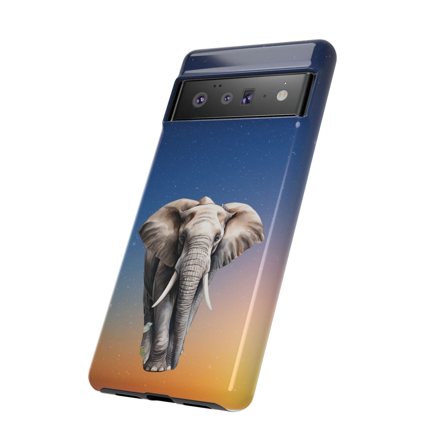 Celestial Elephant Mobile Cover – Dreamy Night Sky Aesthetic