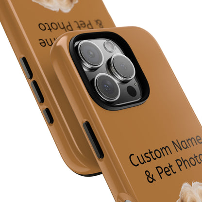 Personalized Custom Pet Phone Case – Add Your Name, Pet Photo or Any Text– Unique Gift for iPhone, Samsung  & Google Pixel – Protective & Stylish Cover"