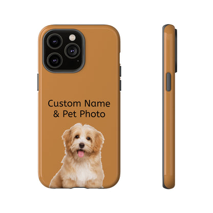 Personalized Custom Pet Phone Case – Add Your Name, Pet Photo or Any Text– Unique Gift for iPhone, Samsung  & Google Pixel – Protective & Stylish Cover"