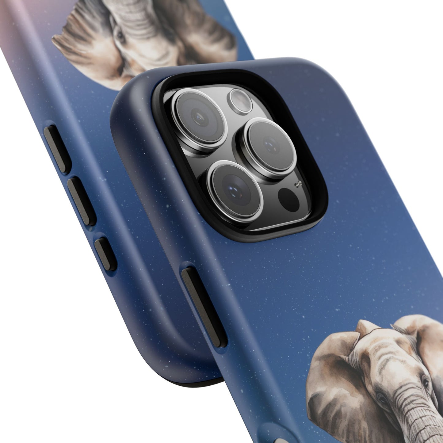 Celestial Elephant Mobile Cover – Dreamy Night Sky Aesthetic