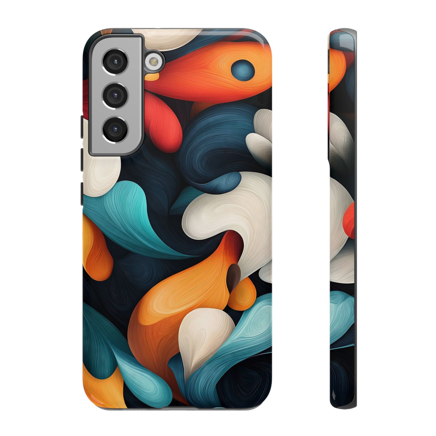 Swirl Spectrum – Vibrant Abstract Phone Case for iPhone, Samsung & Pixel